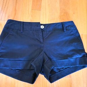 Express black tuxedo style shorts. SIZE 0.